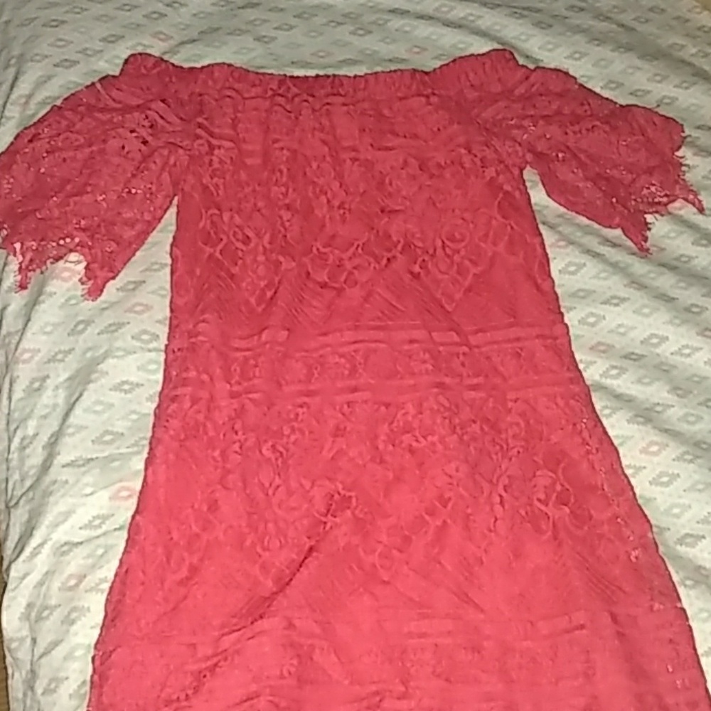 Off the shoulder dress